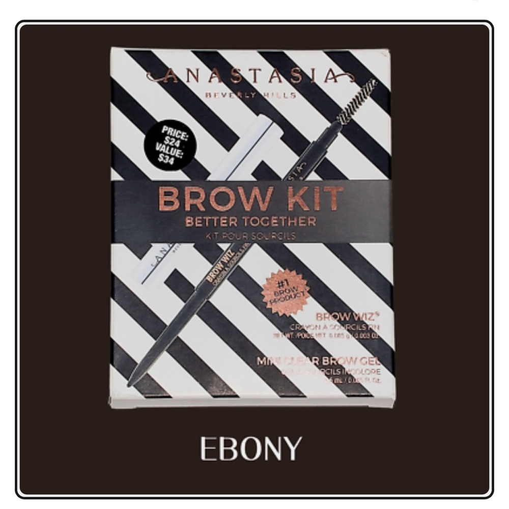 Anastasia Beverly Hills Better Together Brow Kit ~ Ebony
